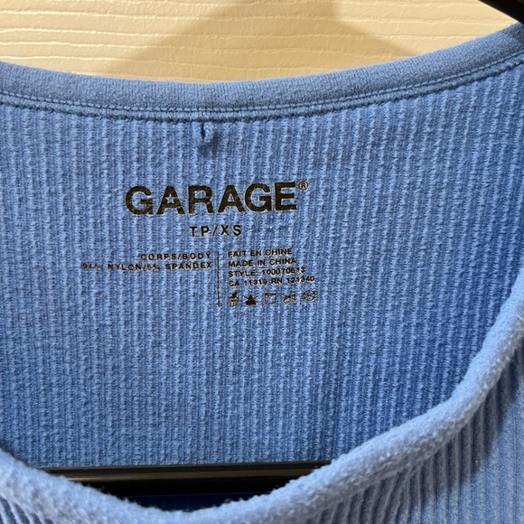 Garage Ripped Cropped Tank - Picture 2 of 3